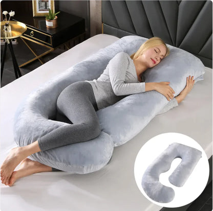 Maternity Pillow Waist Support Side Sleeping Slope Pillow J-type