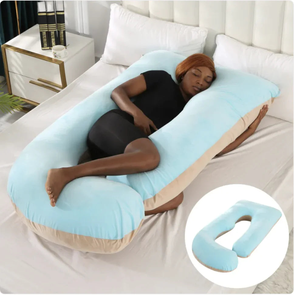 Maternity Pillow Waist Support Side Sleeping Slope Pillow J-type