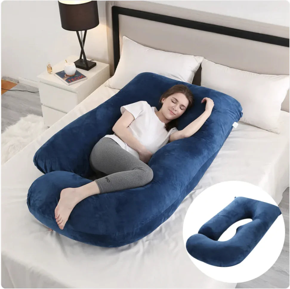 Maternity Pillow Waist Support Side Sleeping Slope Pillow J-type