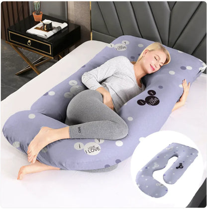 Maternity Pillow Waist Support Side Sleeping Slope Pillow J-type