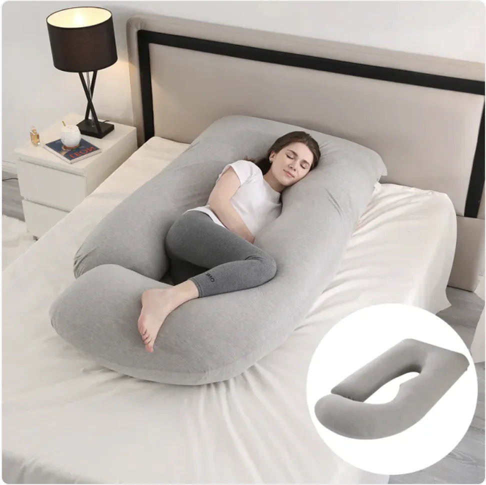 Maternity Pillow Waist Support Side Sleeping Slope Pillow J-type