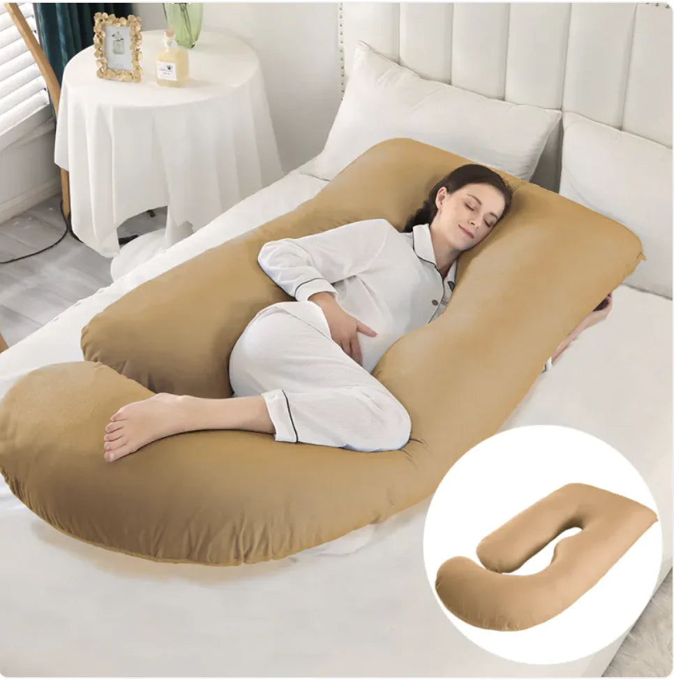 Maternity Pillow Waist Support Side Sleeping Slope Pillow J-type