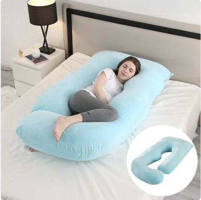 Maternity Pillow Waist Support Side Sleeping Slope Pillow J-type