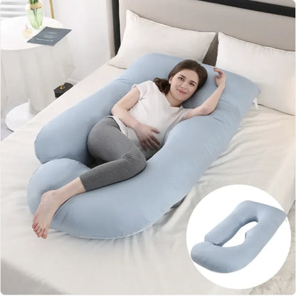 Maternity Pillow Waist Support Side Sleeping Slope Pillow J-type