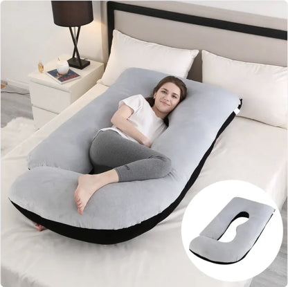 Maternity Pillow Waist Support Side Sleeping Slope Pillow J-type