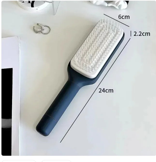 4 In 1 Self Cleaning Hair Brush New Self-Cleaning Anti-Static